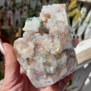 Pink Amethyst Flower Agate Freeform